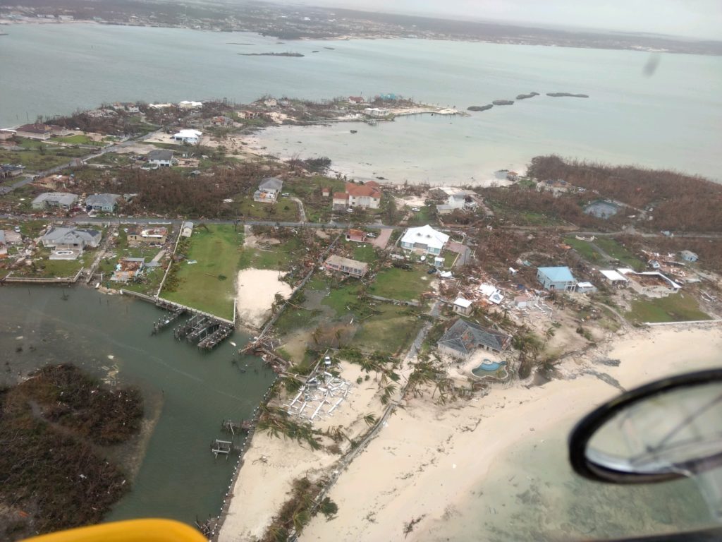 Imágenes de los daños causados por el huracán Dorian en las Bahamas. 
Foto de la Guardia Costera.
