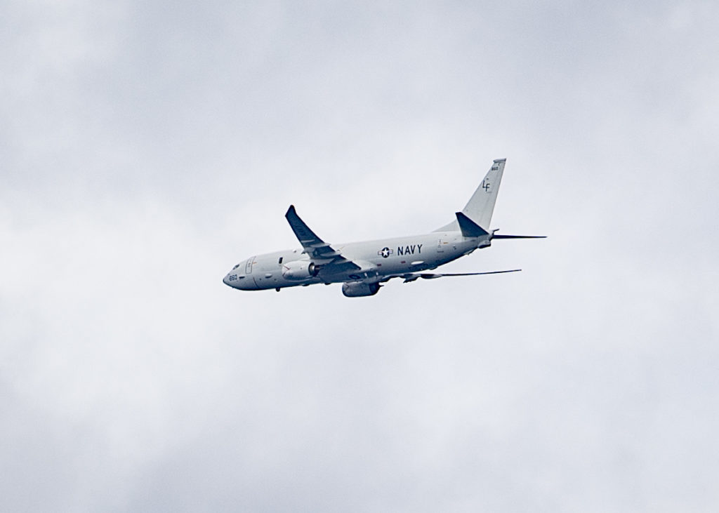 Coast Guard and partners successfully rescue 7 people adrift for 6 days in Western Pacific, US Navy P-8 Poseidon aircraft, Micronesia Joint Rescue Mission 
