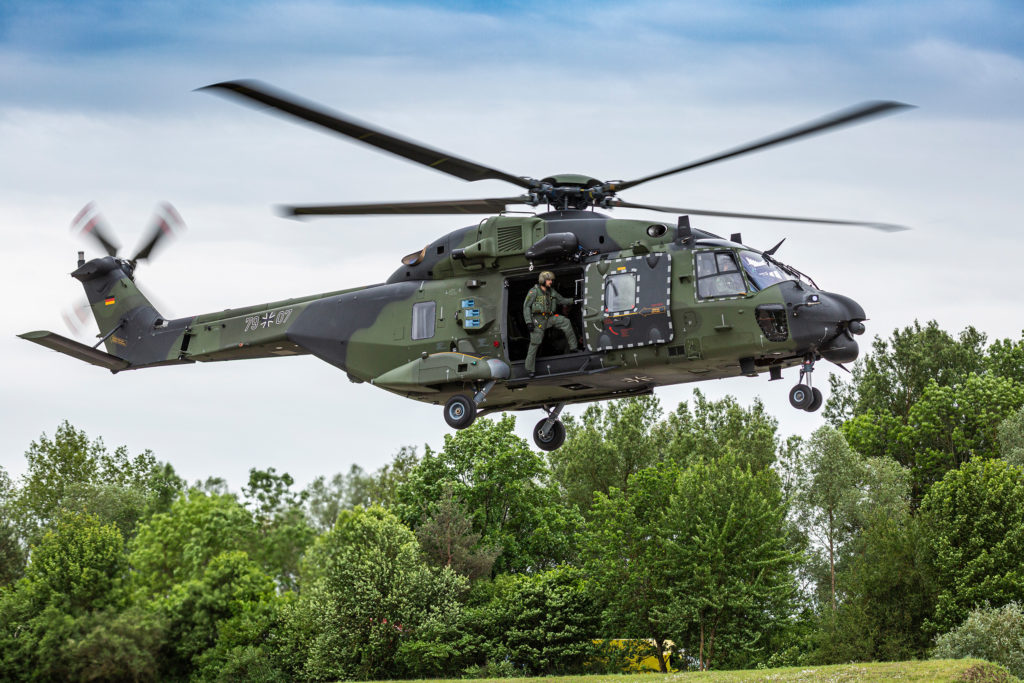 Airbus Helicopters y Elbe Flugzeugwerke, mantenimiento para los NH90 alemanes, NH90 del ejército alemán