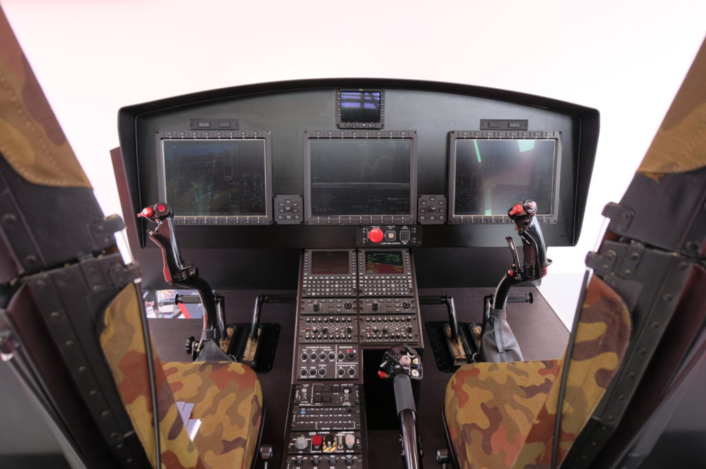W-3 glass-cockpit, MSPO 2019. Concepto del nuevo helicóptero W-3 Sokol