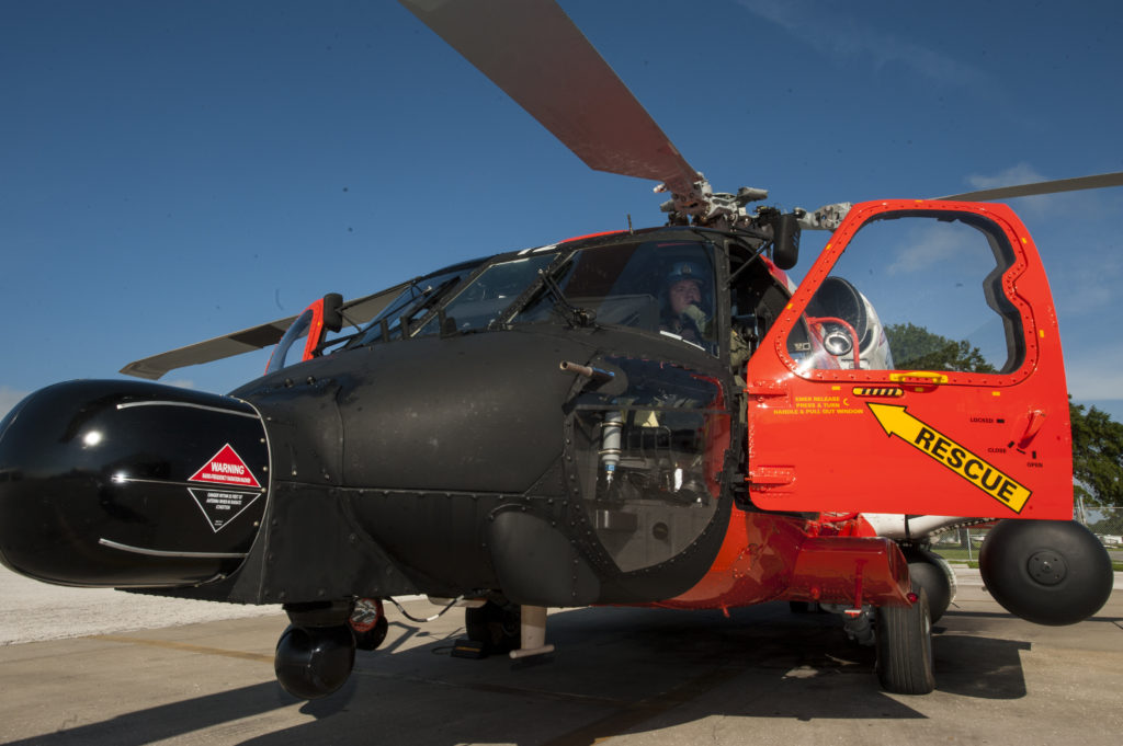 MH-60 Jayhawk helicopter pilot at Coast Guard Air Station Clearwater. 