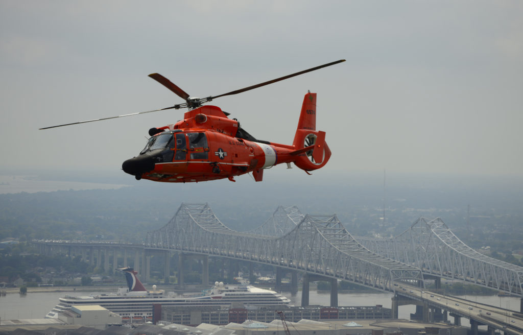Coast Guard Panama City, MH-65D Dolphin from Air Station New Orleans