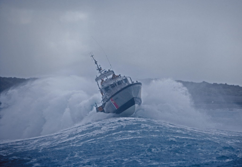 Coast Guard rescues three, 47-foot Motor Lifeboat