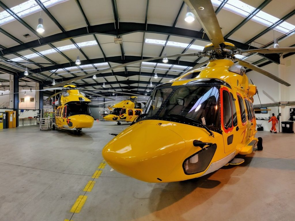 NHV H175 helicopters. NHV AOC UK