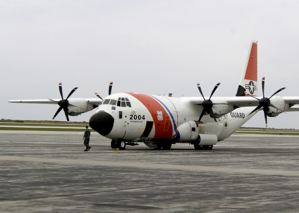 HC-130 Hercules Coast Guard Air Station Elizabeth City, USCG Search Kill Devil
