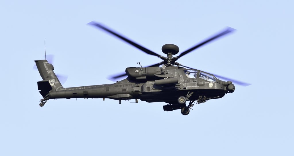 U.S. Army AH-64E Apache. LONGBOW FCR AH-64E Apache