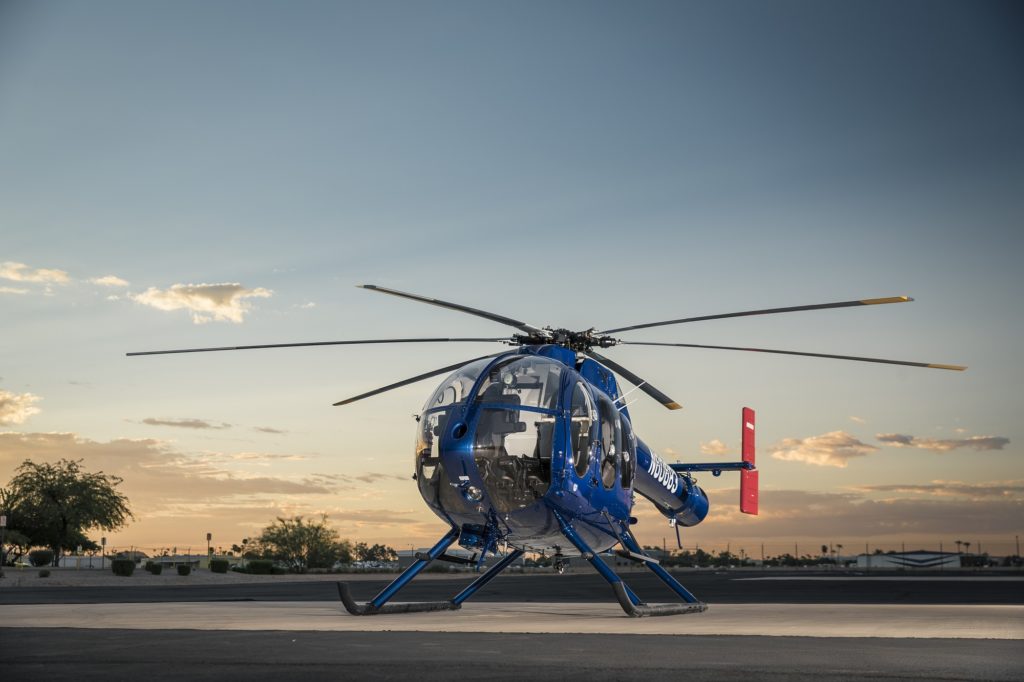 El primer MD 600N, del fabricante MD Helicopters Inc, configurado EMS. MD Helicopters Inc MD 600N. NOTAR NO TAil Rotor