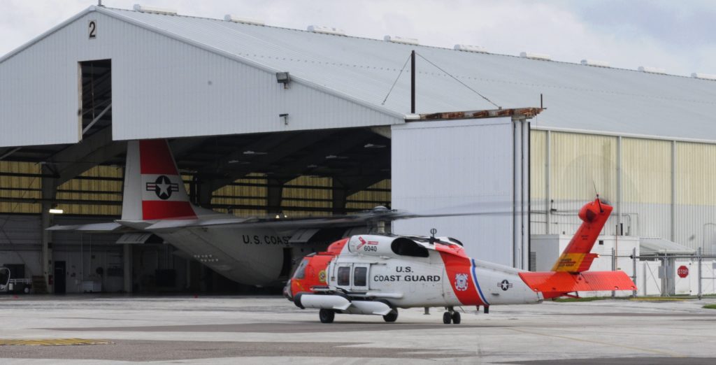 Coast Guard MH-60 Jayhawk helicopter from Air Station Clearwater. 