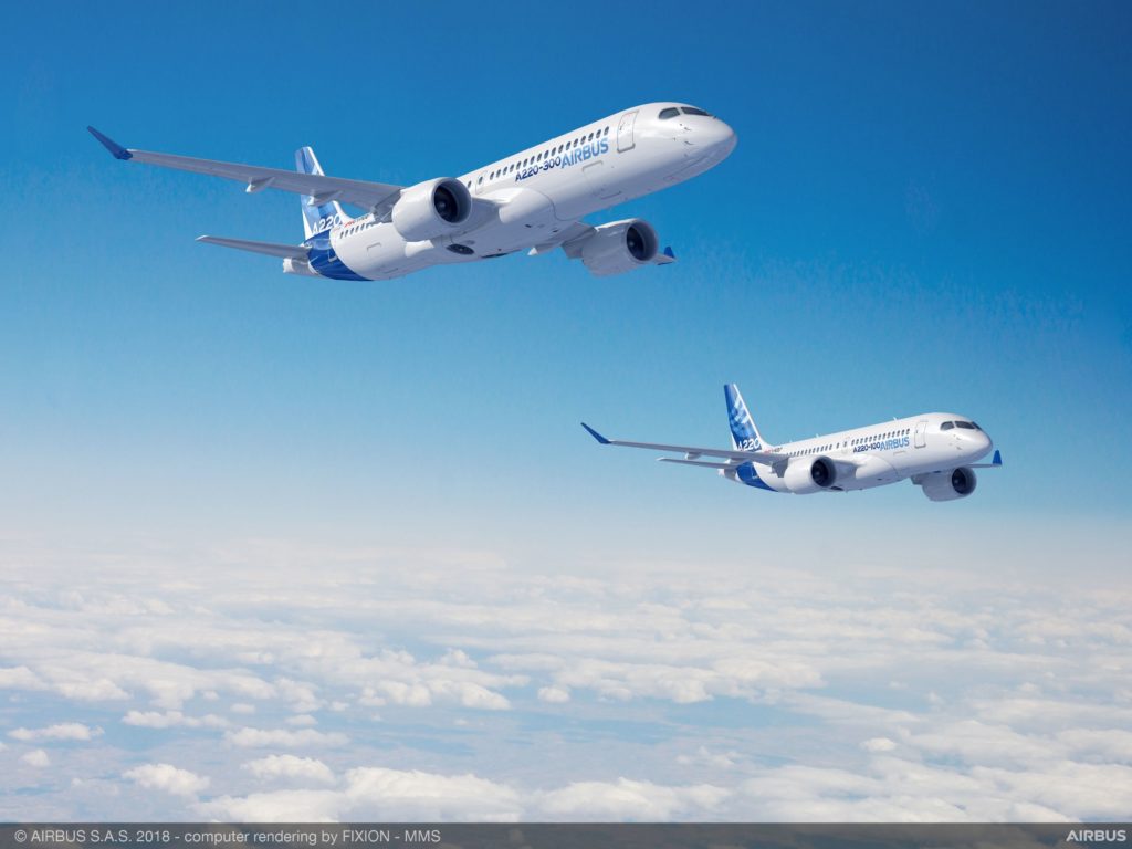 Airbus y el Gobierno de Québec únicos propietarios del programa A220