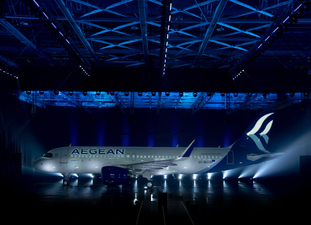 AEGEAN Airlines recibe el primer Airbus A320neo con motores Pratt & Whitney GTF