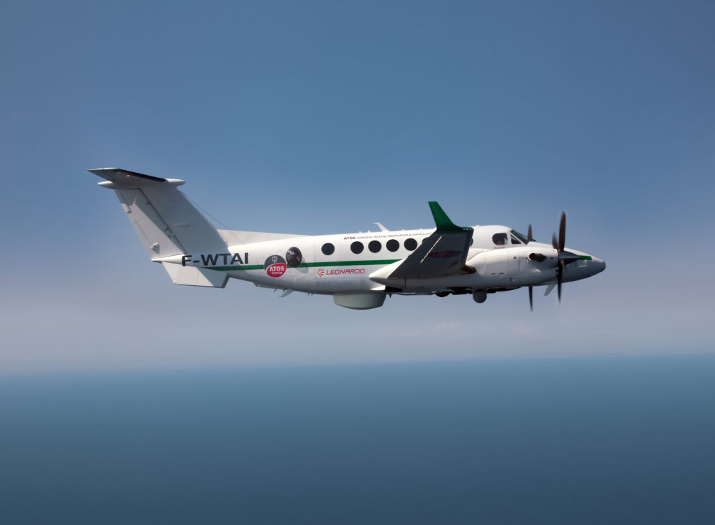 Leonardo integra el sistema ATOS en dos Beechcraft King Air 350ER (MPA)