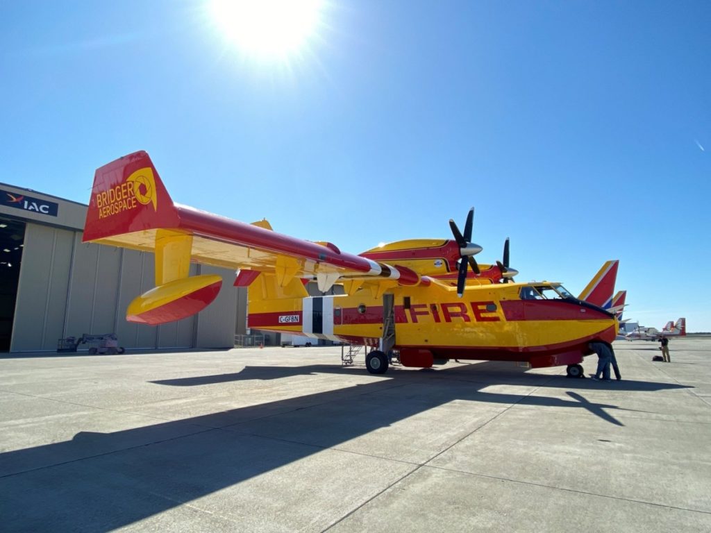Longview entrega el primer Viking CL-415EAF "Enhanced Aerial Firefighter" al cliente de lanzamiento Bridger Aerospace Group