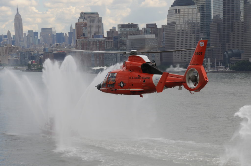 Coast Guard suspends search for missing kayaker in Raritan Bay, N.Y. MH-65 Dolphin Air Station Atlantic City.
