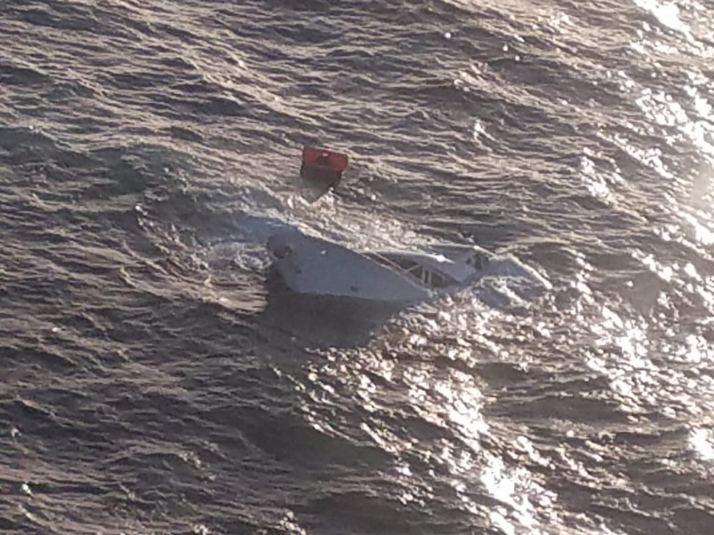 Coast Guard crews rescue 2 from yacht before vessel sank 9 miles south of Monterey Bay