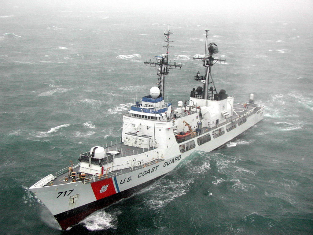 Coast Guard, good Samaritan rescue mariner 500 miles offshore. Cutter Mellon. USCGC Mellon.