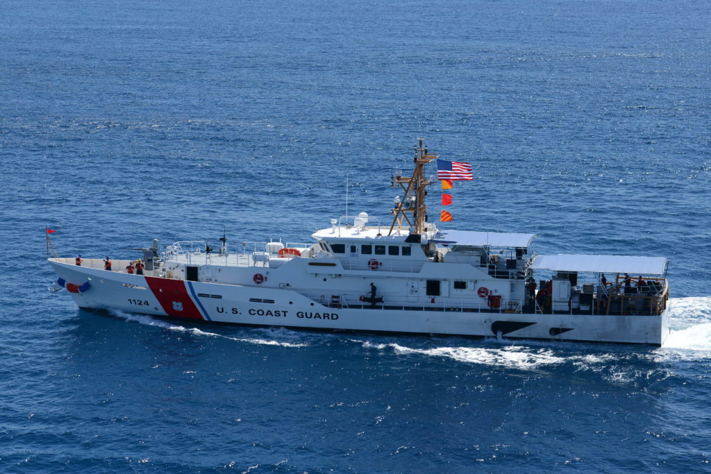 Coast Guard search for overdue sailboat SS Chuckahui Kai off Hawaii. Cutter Oliver Berry. USCGC Oliver Berry.