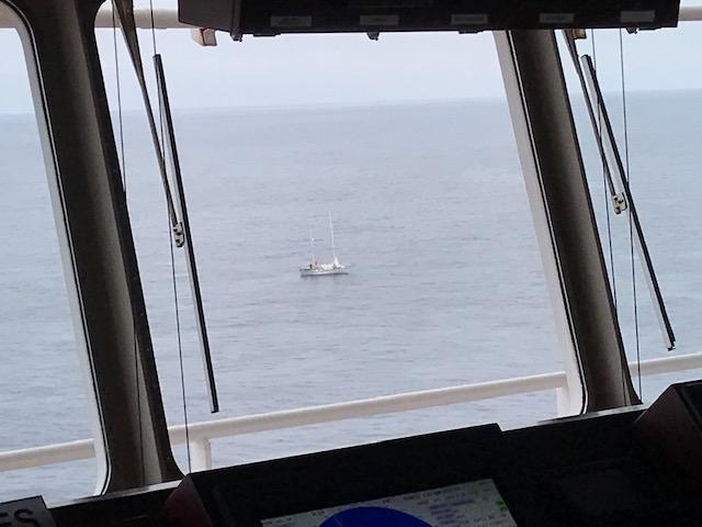 Coast Guard, good Samaritan rescue mariner 500 miles offshore.