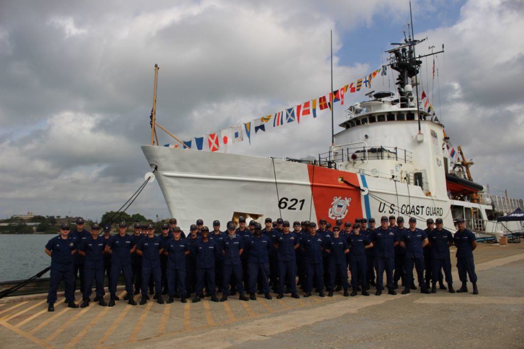 Coast Guard Cutter Valiant returns to Jacksonville after 60-day patrol. USCGC Valiant. USCGC.