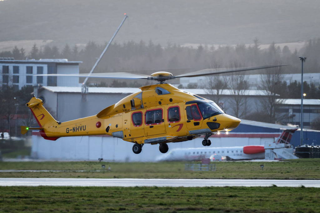 NHV extends offshore contract with Ithaca Energy Limited. NHV H175 fleet. H175 Oil & Gas. Airbus Helicopters H175.