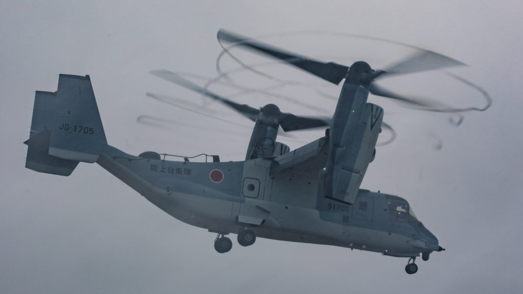 Bell Boeing Delivers First V-22 Osprey to Japan.