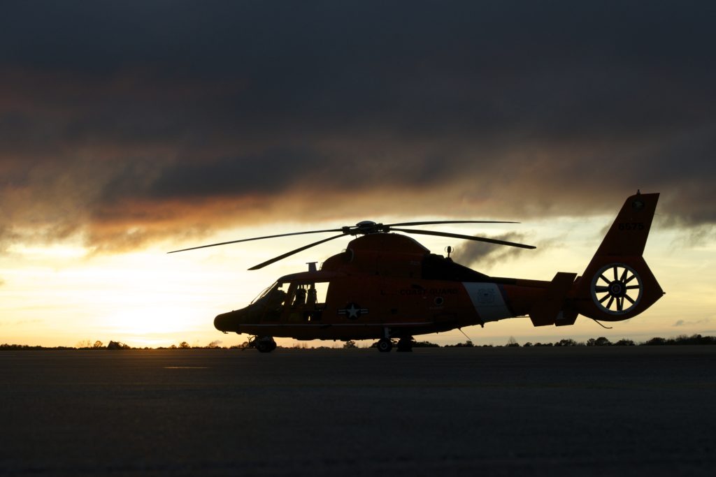 Coast Guard responds to swimmer in distress near Dauphin Island, Alabama. MH-65 Dauphin ATC Mobile. MH-65 Dolphin.