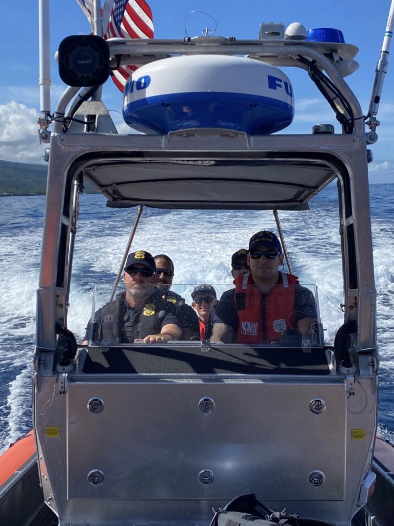 Coast Guard, NOAA OLE conduct joint patrols around Hawaii Island. 