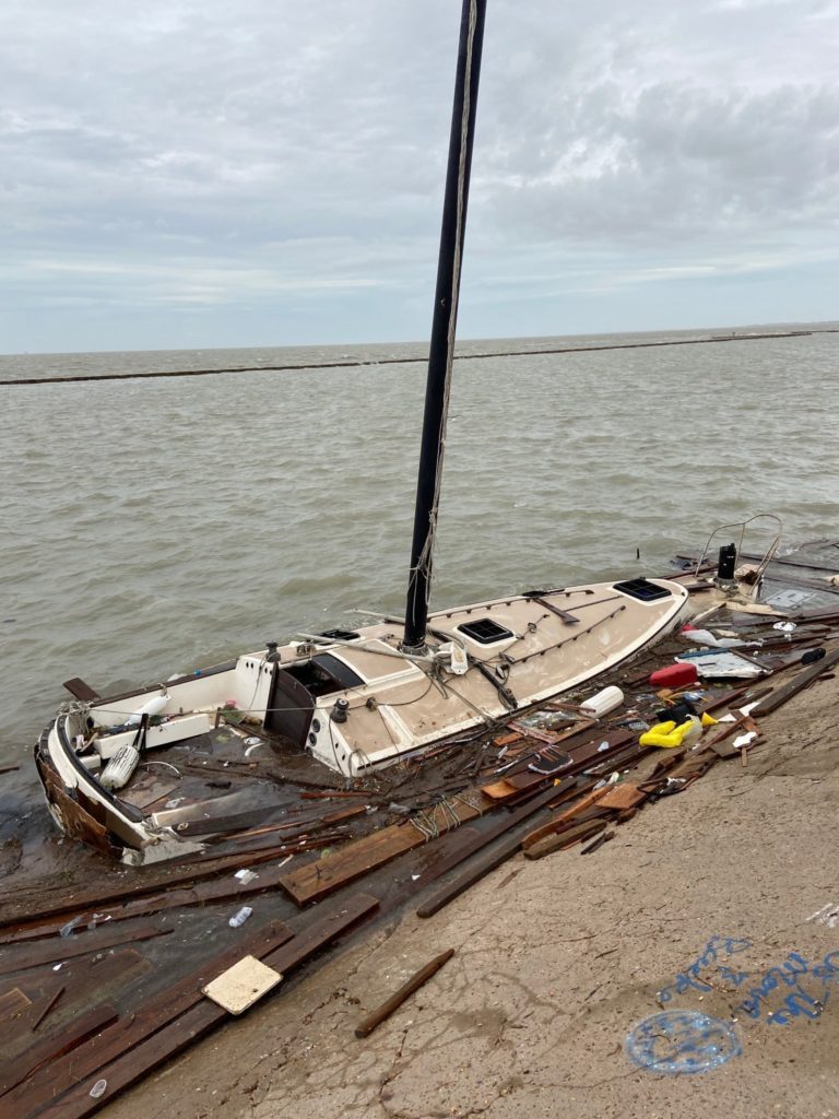 Coast Guard surveys aftermath of Hurricane Hanna