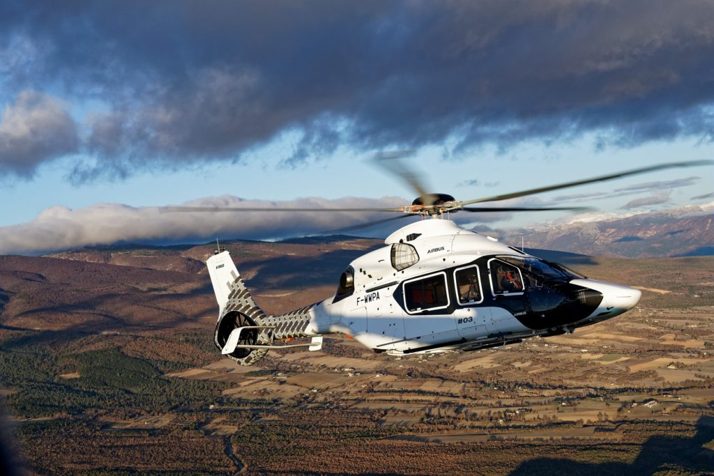 Airbus Helicopters H160 PT3 (#03).
©Thierry Rostang / Airbus Helicopters. El encargo de un cliente italiano destaca el éxito continuo del ACH160.