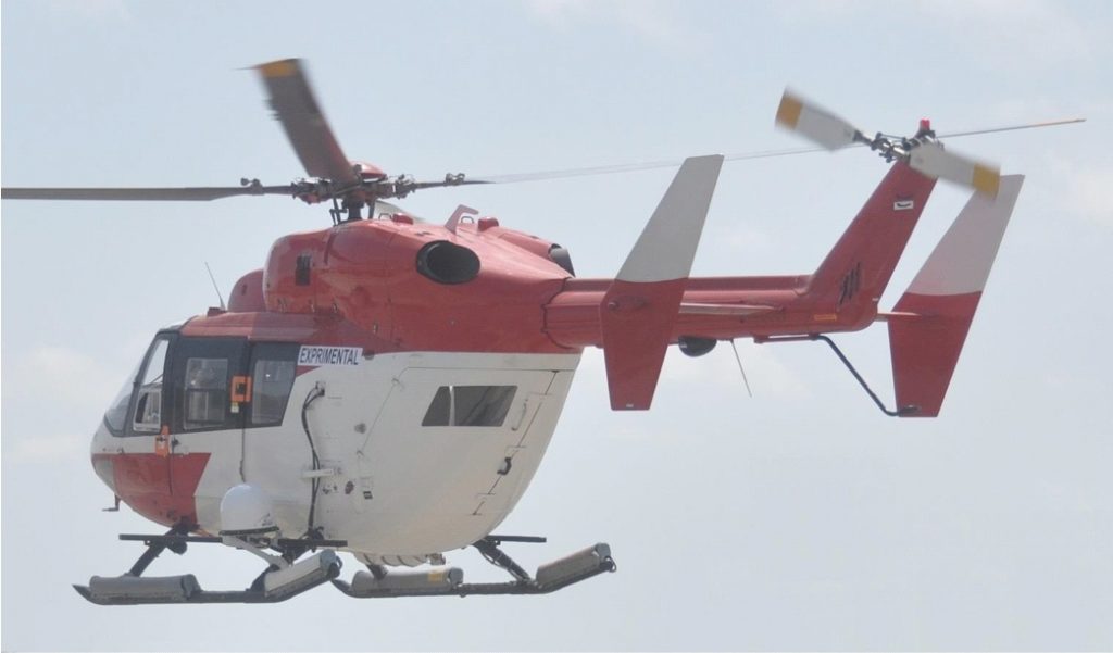 Internet, video, and voice for In-Flight helicopters: MOST Systems provide under the blades connectivity. BK117.