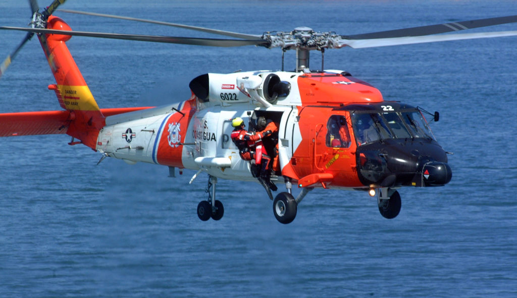 Coast Guard rescues surfer and assists 3 others from Cape Falcon, MH-60 Jayhawk Astoria