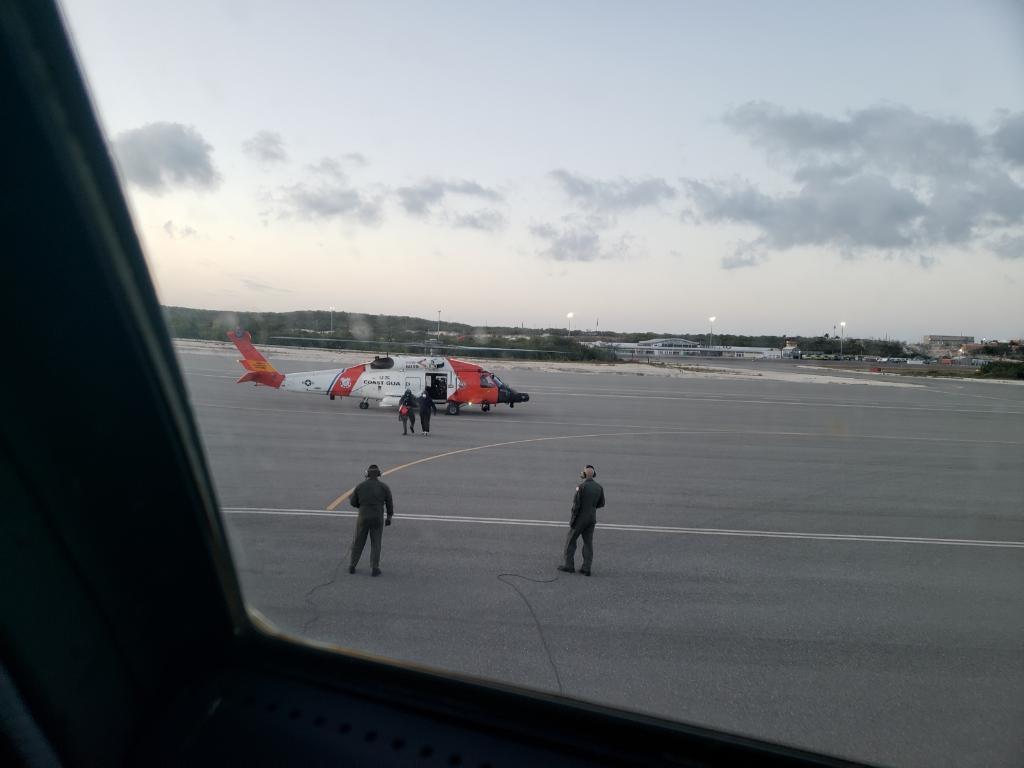 Coast Guard medevac 59-year-old man 207 miles of east Turks and Caicos. MH-60 Jayhawk Air Station Clearwater.