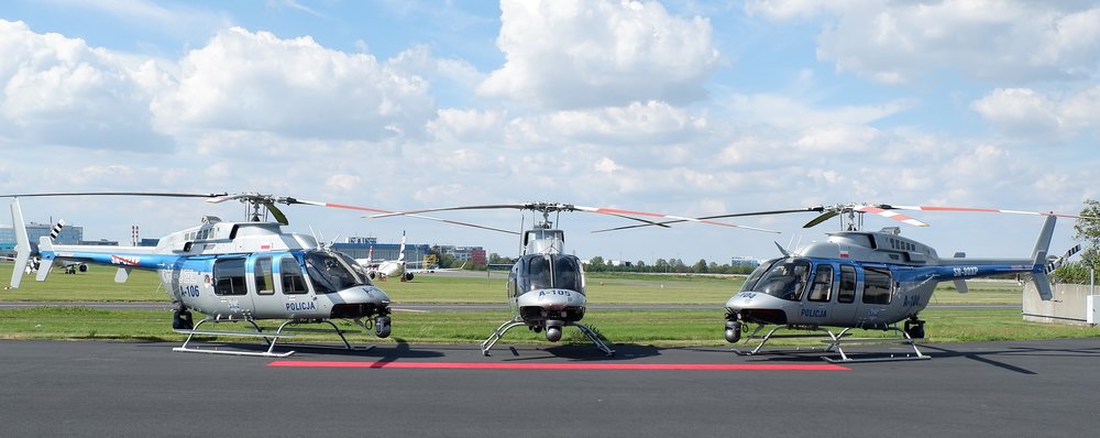 Tres nuevos Bell 407 GXi para la flota de la Policía Nacional de Polonia
