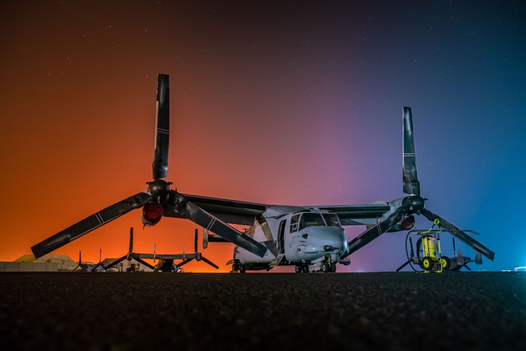 El Bell Boeing V-22 Osprey redefine las misiones de ayuda humanitaria