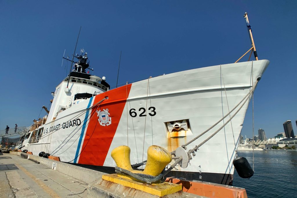 Coast Guard Cutter Steadfast crew offloads more than $67 million of cocaine in San Diego