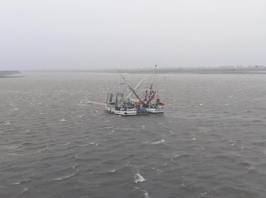 Coast Guard rescue 6 people from grounded vessels near Rollover Pass in Gilchrist, Texas