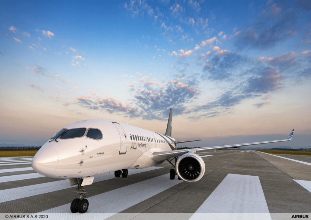 Airbus Corporate Jets ha lanzado el avión ACJ TwoTwenty