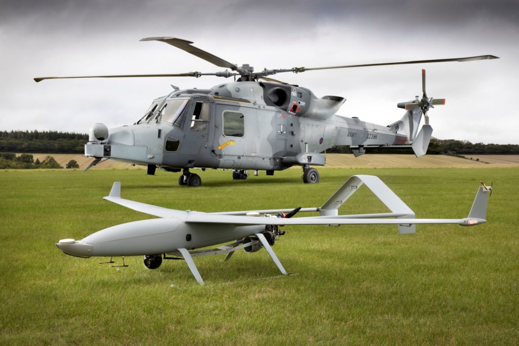Leonardo demonstrates helicopter-UAV teaming in the UK with its AW159 Wildcat