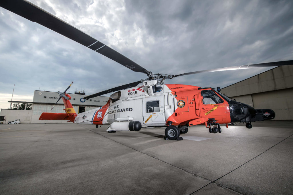 Coast Guard rescue two boaters 172 nautic miles from sailing vessel near Cape Hatteras, N.C. MH-60 Jayhawk Air Station Elizabeth City