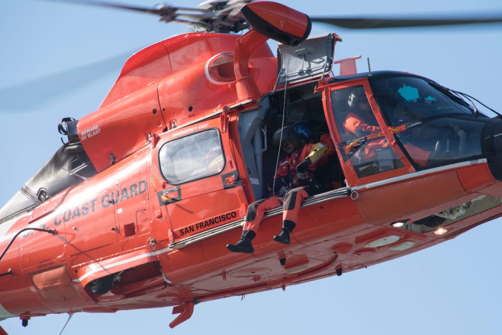 Coast Guard rescue 3 adults, 2 dogs from stranded sailing boat near Concord