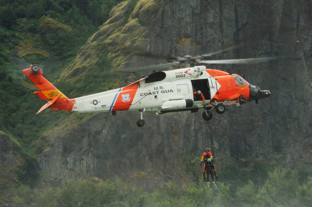 Coast Guard, partners rescue injured hiker near Cascade Locks, OR