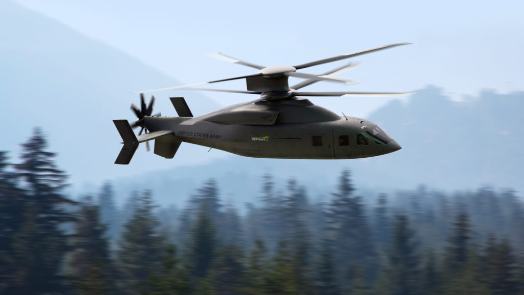 Sikorsky y Boeing presentan el DEFIANT X, un helicóptero diseñado para el FLRAA del U.S. Army