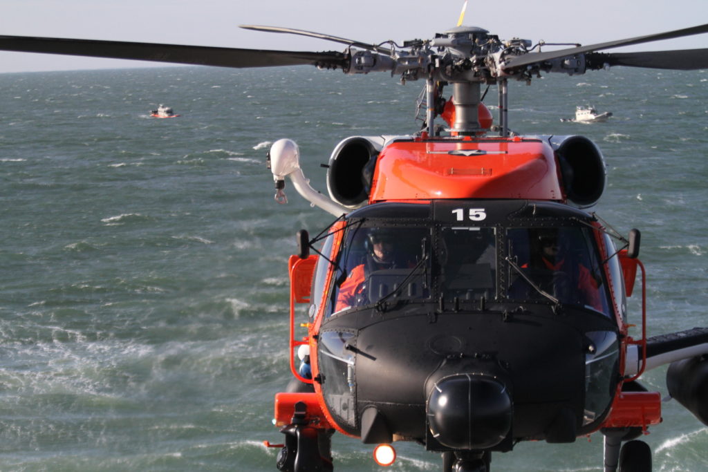 Coast Guard medevac 2 mariners injured from a vessel fire off Cape​ Charles coast
