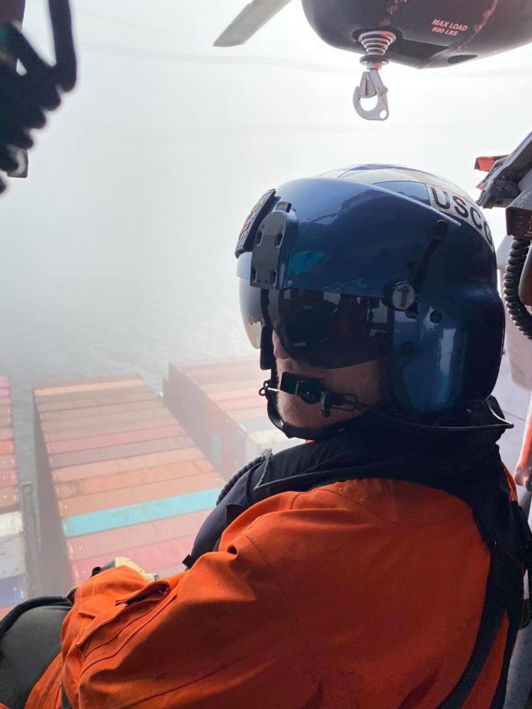 Coast Guard battles weather to rescue man 46 nm off San Luis Obispo