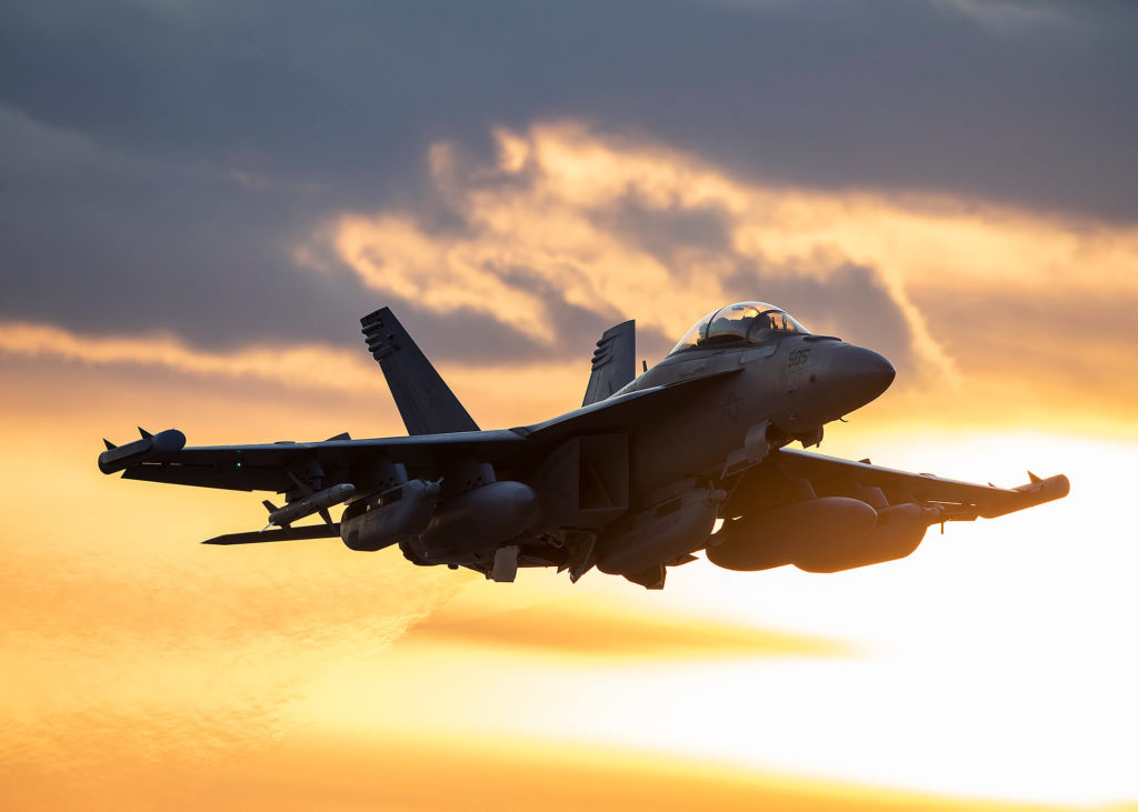 Boeing Inducts First EA-18G Growler for U.S. Navy Modification Program