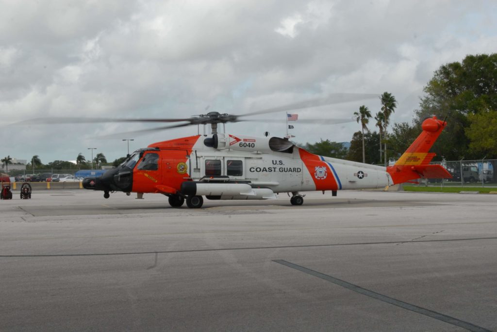 Coast Guard and partners rescue 1 from a sinking vessel, New Port Richie
