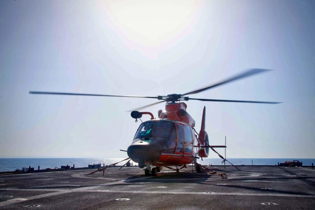 The Coast Guard conducts exercises with the Romanian, Bulgarian navies