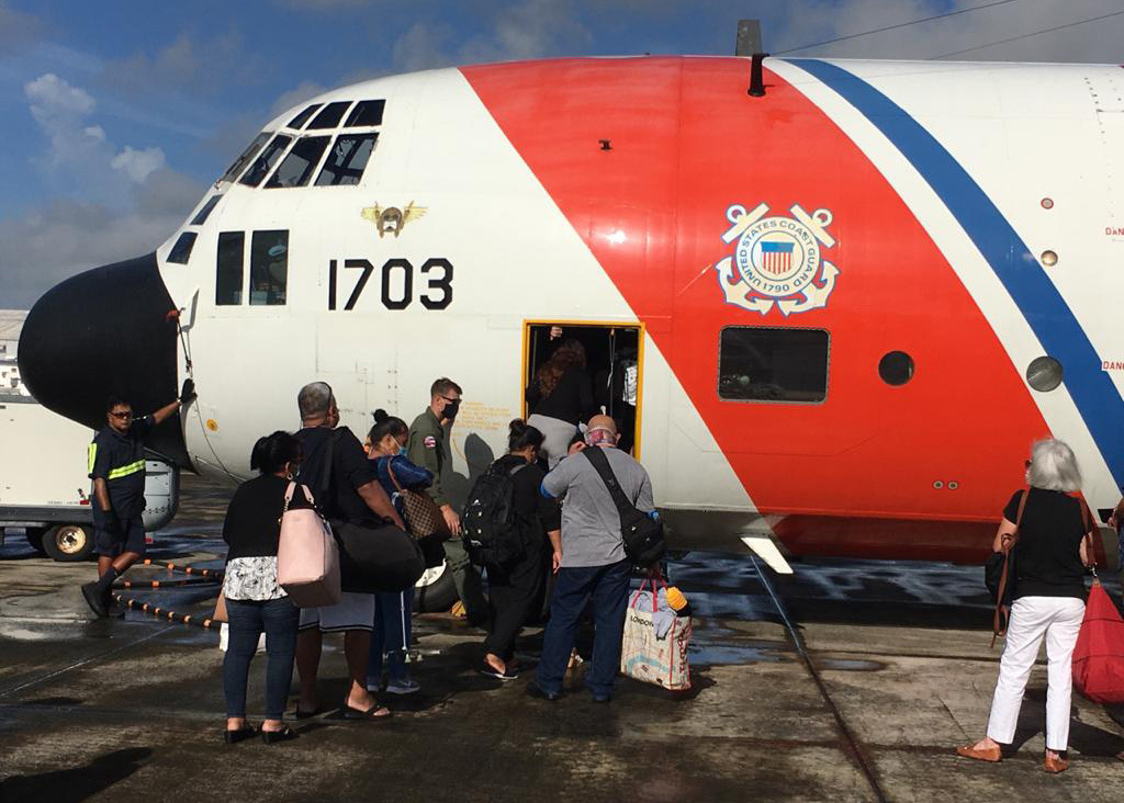 USCG AirSta Barbers Point conducts repatriation flights to Micronesia