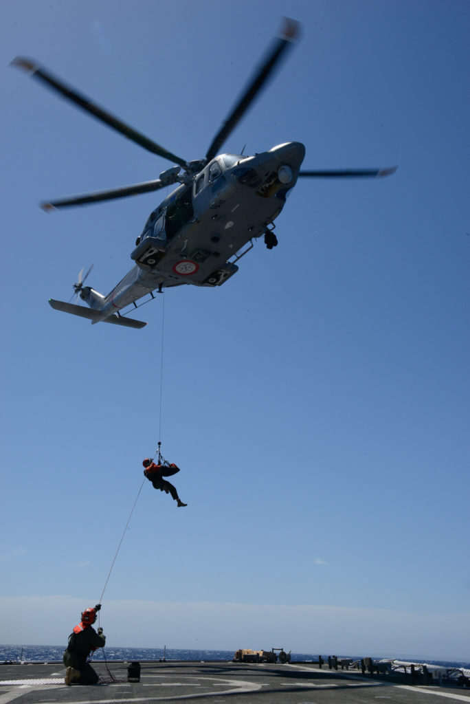 The Coast Guard conducts at-sea exercises with Malta