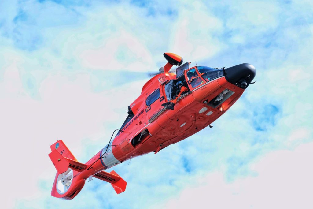 Coast Guard rescue 6 survivors 80 nm W of Crescent City