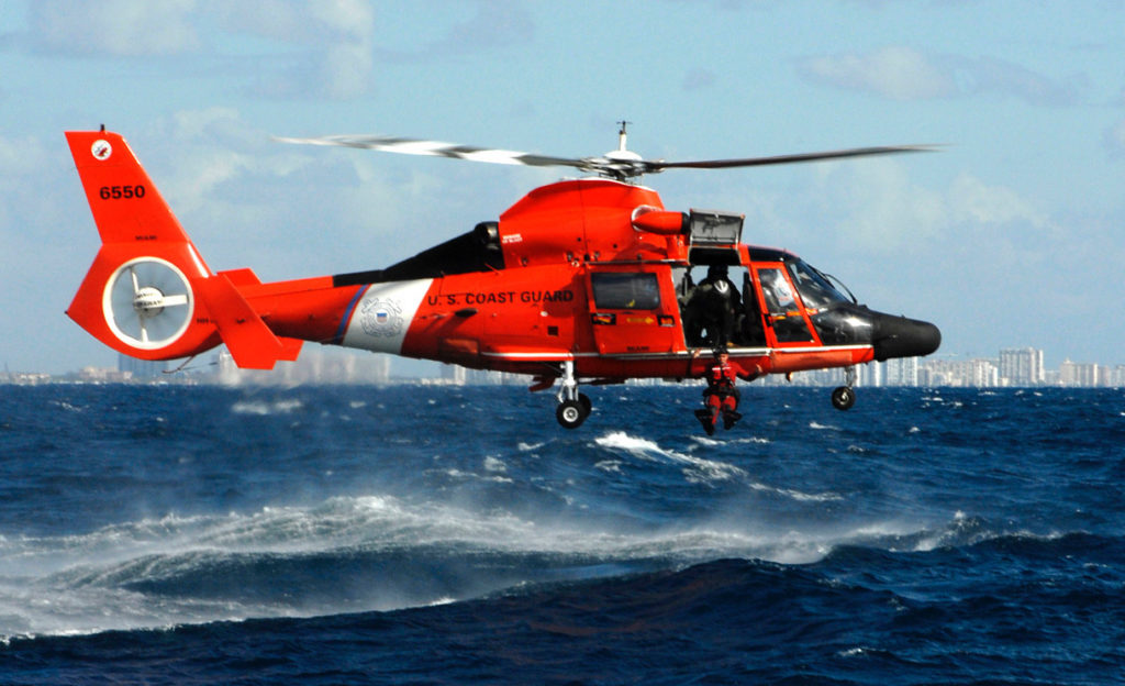 Coast Guard rescue 2 people and their dog near Jensen Beach